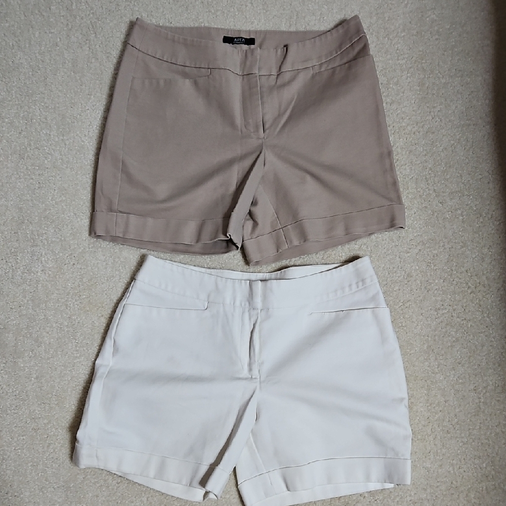 Apt. 9 Women's Beige and Cream Shorts